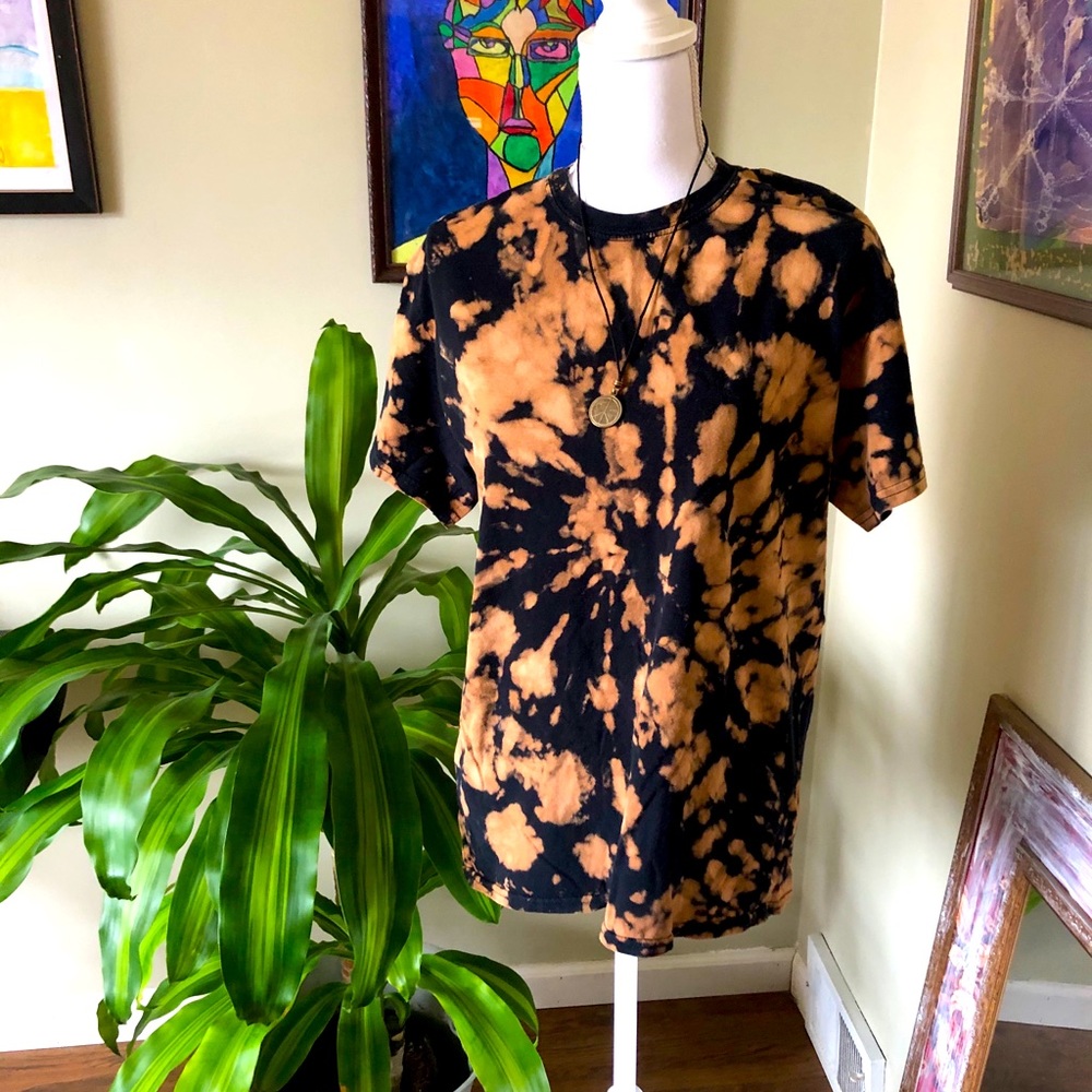 Hand Made Bleach Tye Dye Tee